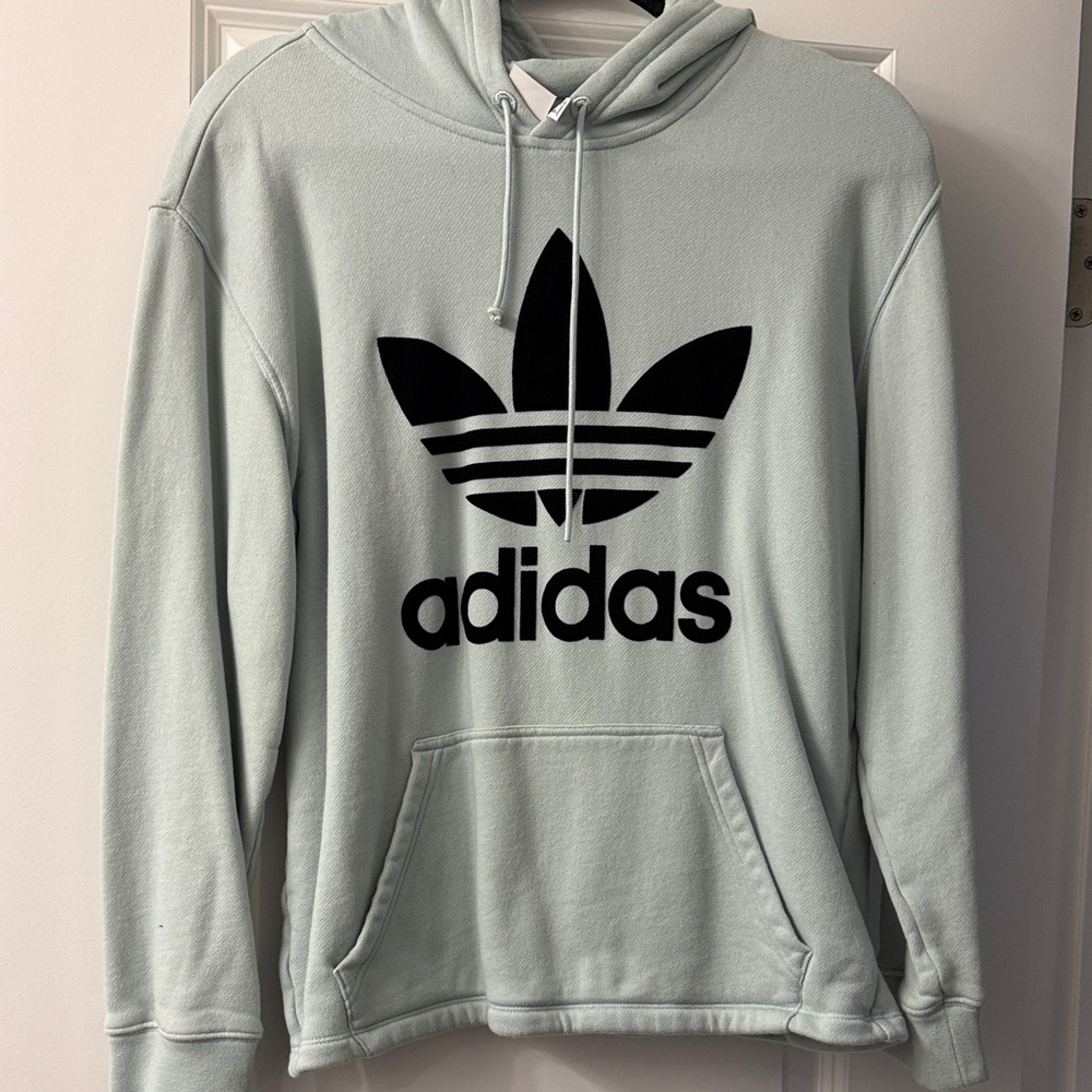 Adidas Women’s Mint Green Hoodie, Small